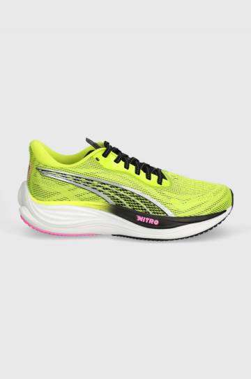 Обувь для бега Puma Velocity Nitro 3 цвет зелёный 380081