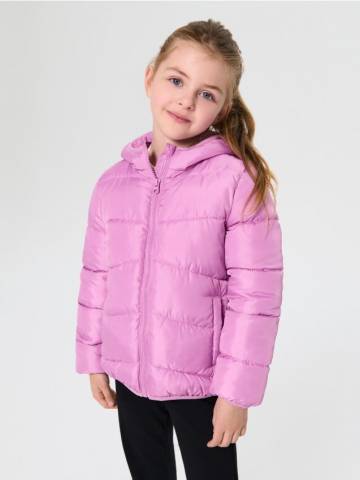 Дута куртка - пильно-рожевий