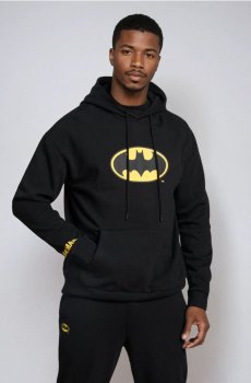 Худі з принтом Batman - чорний