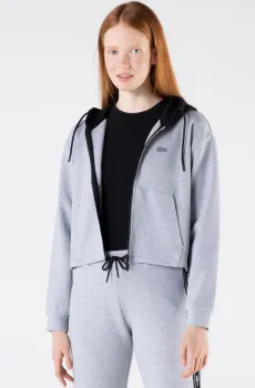 Женская серая толстовка Серый 36 Lacoste SF222121G