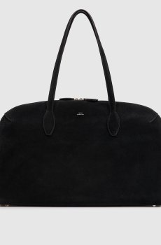 Черная замшевая сумка