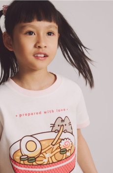 Reserved - Футболка Pusheen - кремовий - 042HU-01X