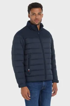 Мужская темно-синяя куртка MID NEW YORK PUFFER JACKET Синий S Tommy Hilfiger MW0MW37154