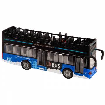Автомодель DIY Toys Інерційний двоповерховий автобус (CJ-4008559) Автомодель DIY Toys Інерційний двоповерховий автобус (CJ-4008559)