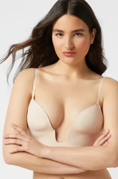 Женский бежевый бюстгальтер-бюстье  BRIDETOBE Бежевый S Etam 6535904