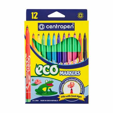 Набор фломастеров для рисования Centropen Эко, 12 цветов (2560/12)