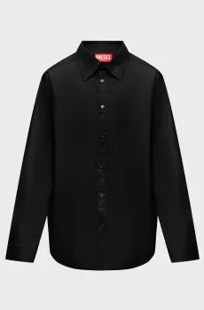 Мужская черная рубашка S-STANLEY CAMICIA Черный 48 Diesel A14145 0SKAH