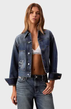 Женская синяя джинсовая куртка WORKWEAR Синий XL Calvin Klein Jeans LV047E906G