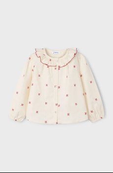 Детская хлопковая блузка Mayoral