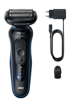 Электробритва Braun Series 5 52-B1000S, голубая