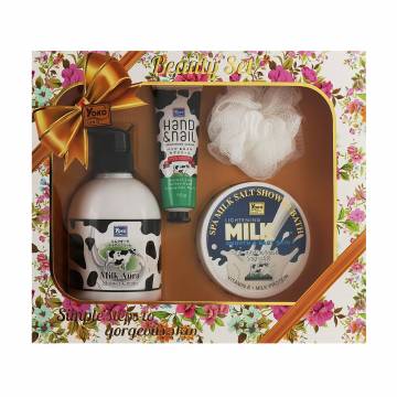 Набор для тела Yoko Milk Aura Set (крем для рук, 50 г + скраб для тела, 380 г + гель для душа, 500 мл) Набор для тела Yoko Milk Aura Set (крем для рук, 50 г + скраб для тела, 380 г + гель для душа, 500 мл)