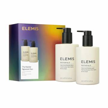 Набор для рук и тела Elemis The Mayfair Signature Duo (очищающий гель, 300 мл + лосьон, 300 мл) Набор для рук и тела Elemis The Mayfair Signature Duo (очищающий гель, 300 мл + лосьон, 300 мл)