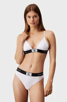 Женские  белые трусики Белый L Calvin Klein 000QF7221E