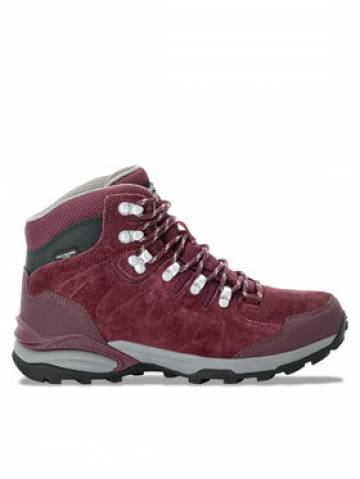 Jack Wolfskin Трекінгові черевики Refugio Texapore Mid W 4050871 Бордовий Jack Wolfskin Трекінгові черевики Refugio Texapore Mid W 4050871 Бордовий
