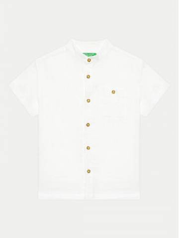 United Colors Of Benetton Сорочка 5OK4CQ02K Білий Regular Fit United Colors Of Benetton Сорочка 5OK4CQ02K Білий Regular Fit