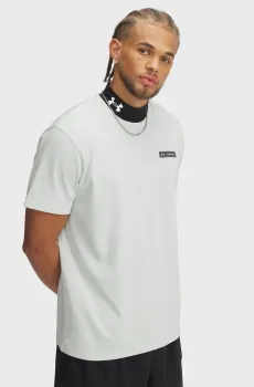 Мужская мятная футболка UA HW ARMOUR LABEL SS Ментоловый XL Under Armour 1382831-377