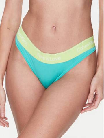 Calvin Klein Underwear Стрінги 000QF7283E Зелений Calvin Klein Underwear Стрінги 000QF7283E Зелений