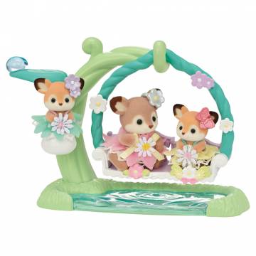 Ігровий набір Sylvanian Families Малюки Оленята з квітковими гойдалками (5801) Ігровий набір Sylvanian Families Малюки Оленята з квітковими гойдалками (5801)