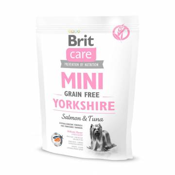 Сухой корм для йоркширских терьеров Brit Care Mini Yorkshire с лососем и тунцем, 400 г Сухой корм для йоркширских терьеров Brit Care Mini Yorkshire с лососем и тунцем, 400 г
