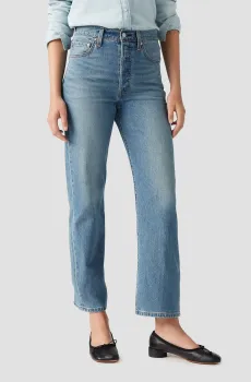 Женские синие джинсы Ribcage Straight Ankle Синий 27-31 Levi’s® 72693;0230