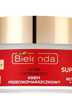 Восстанавливающий крем для лица Bielenda Super Trio Retinol + Vit C + Kolagen 60+ против морщин, 50 мл