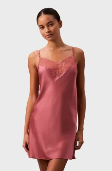 Женская розовая ночная рубашка CHEMISE Розовый XS Calvin Klein 000QS7313E