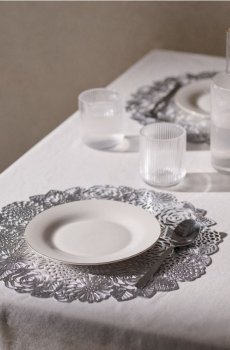 Сервірувальні підкладки, 2 шт. - срібний