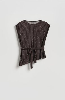 Reserved - Асимметричный топ - різнобарвний - 318HT-MLC