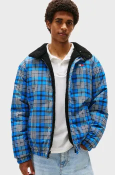 Мужская двусторонняя куртка REVERSIBLE TEDDY Разноцветный L Tommy Jeans DM0DM22064