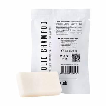 Твердый шампунь для волос BarberLab Style Peaks Solid Shampoo, 15 г Твердый шампунь для волос BarberLab Style Peaks Solid Shampoo, 15 г