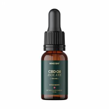 Изолят масла CBD Mind Shi CBD Oil Isolate 1000 мг, со вкусом клубники, 10 мл Изолят масла CBD Mind Shi CBD Oil Isolate 1000 мг, со вкусом клубники, 10 мл