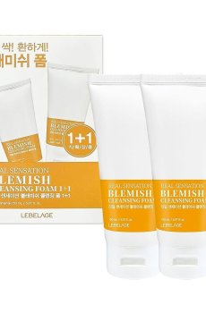Пенка для умывания Lebelage Real Sensation Blemish Cleansing Foam, 2*150 мл