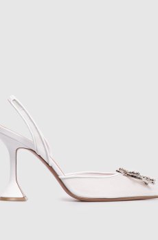 Белые слингбеки Begum с кристаллами