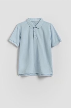 Reserved - Футболка поло - світло-блакитний - 021FH-50X