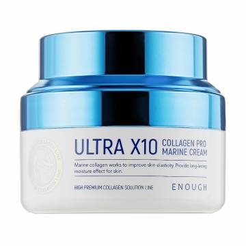 Увлажняющий крем для лица Enough Ultra X10 Collagen Pro Marine Cream с коллагеном, 50 мл Увлажняющий крем для лица Enough Ultra X10 Collagen Pro Marine Cream с коллагеном, 50 мл