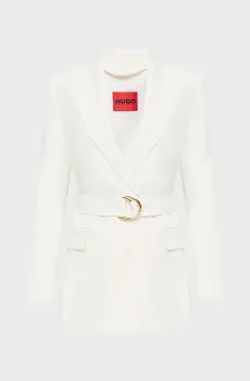 Женский белый жакет Белый 34 HUGO 50559274;115