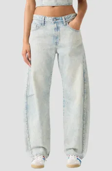 Женские голубые джинсы Baggy Dad Barrel Голубой 24-32 Levi’s® 0039A;0017