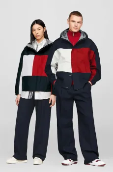 Ветровка TH X CLOT TECH COLORBLOCK JACKET (унисекс) Разноцветный L Tommy Hilfiger MW0MW34795