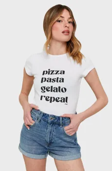 Женская белая футболка Белый XS Tally Weijl STSCOLYLE5