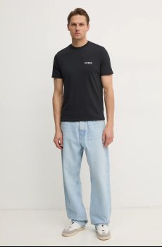 Хлопковая футболка Guess