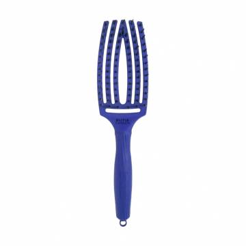 Щетка для волос Olivia Garden Fingerbrush Care Iconic Boar & Nylon, Blue Jeans, 1 шт