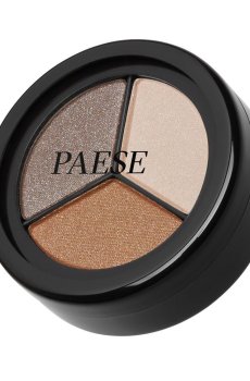 Тени для век Paese Opal Eyeshadows Trio Perl Silk 3-цветные, 240 Golden Brown, 5 г
