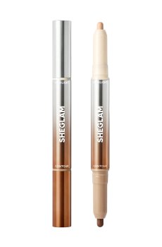 Двухсторонний карандаш для контуринга Sheglam Fine Line 2-In-1 Nose Contour & Highlight Pen, Chestnut, 1 г