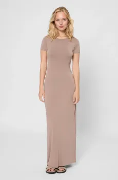 Женское бежевое платье Бежевый L PRPY PWDRSGOK0006