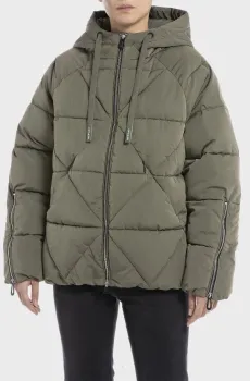 Женская оливковая куртка Оливковый L Replay W7805 .000.84466