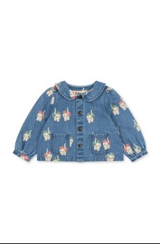 Детская хлопковая куртка Konges Sløjd MAGOT COLLAR JACKET GOTS