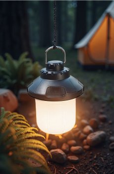 Кемпінговий ліхтар - чорний