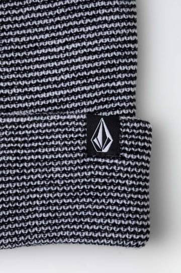 Шапка Volcom цвет чёрный из толстого трикотажа Шапка Volcom цвет чёрный из толстого трикотажа