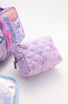 Стьобана косметичка з підвіскою Disney Princess - Фіолетовий