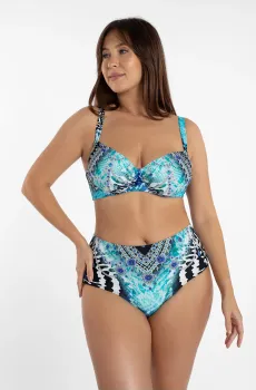 Женский лиф от купальника с узором Разноцветный 38C MARC&ANDRE L2424-YP-652